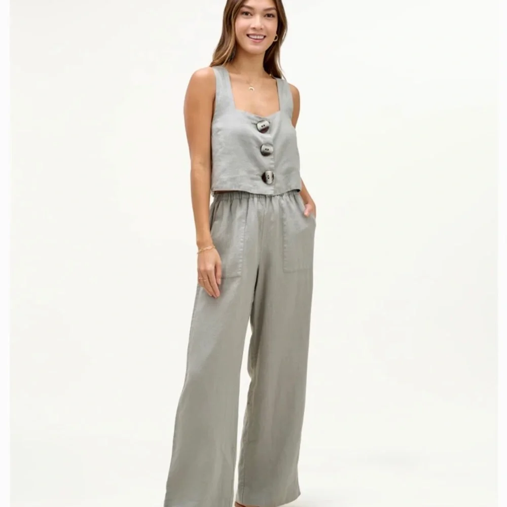 Splendid NWOT Mary Lawless Lee x Cross back Linen - Picture 2 of 5